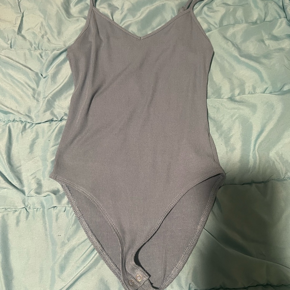 Forever 21 Blue Ribbed Top